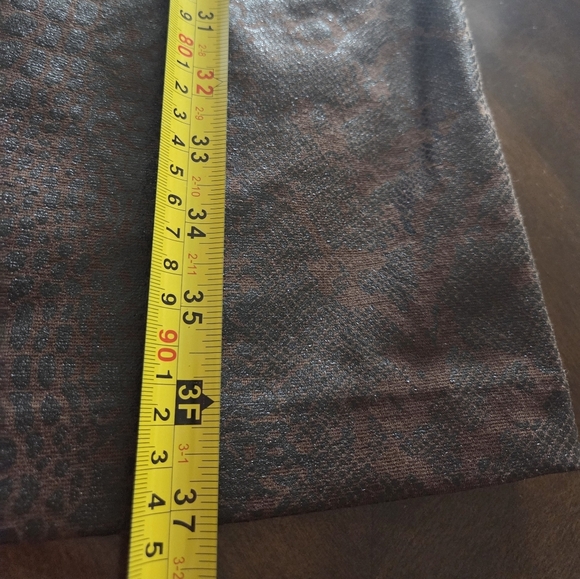 NWT Chiko's Elegant Brown Crocodile Pattern Dress Sz.0.5 (6) - Picture 9 of 10